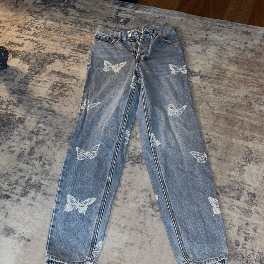 Pacsun ultra high rise boyfriend Jean 👖🦋